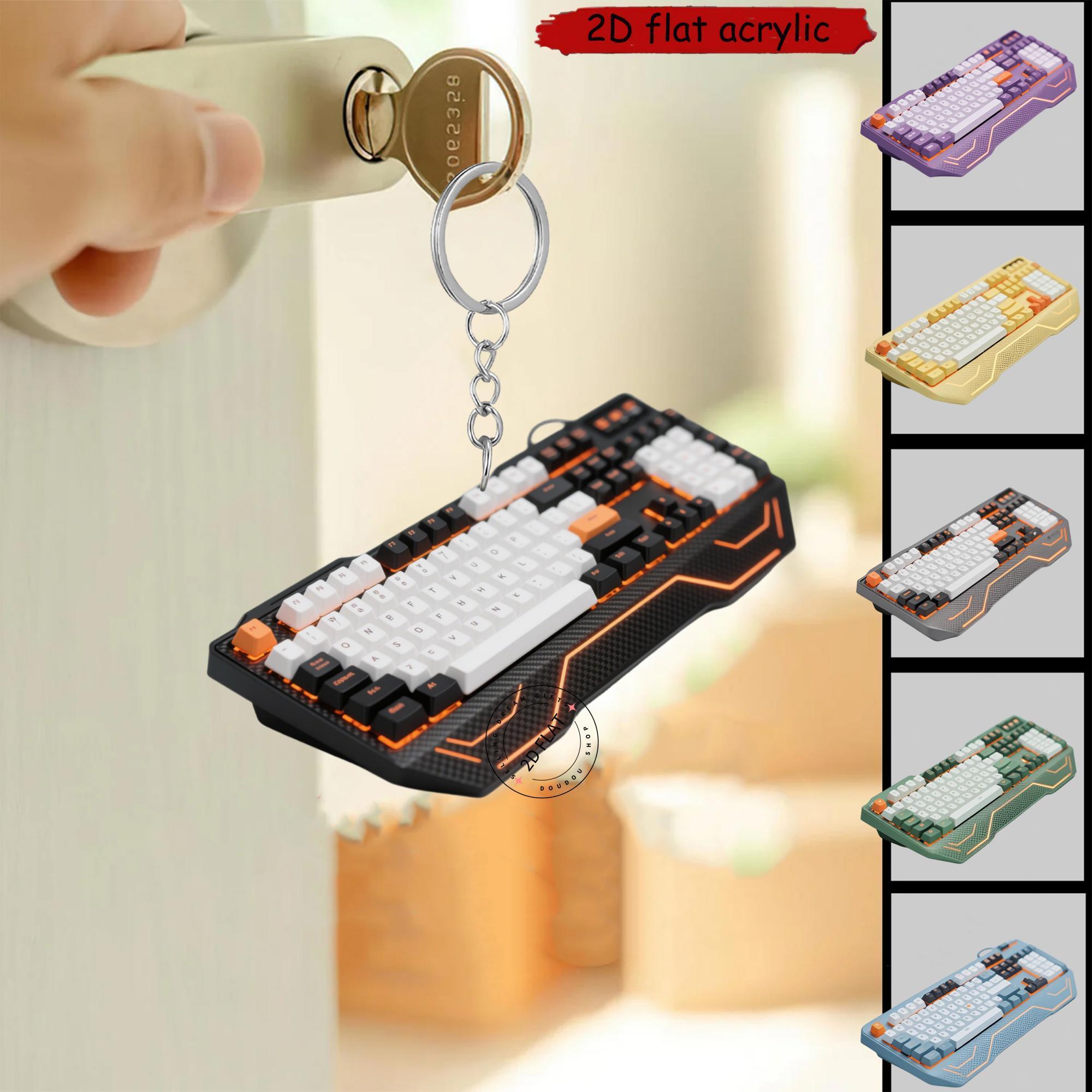Tech Keychain Accessories - سلسلة مفاتيح أكريليك على شكل لوحة