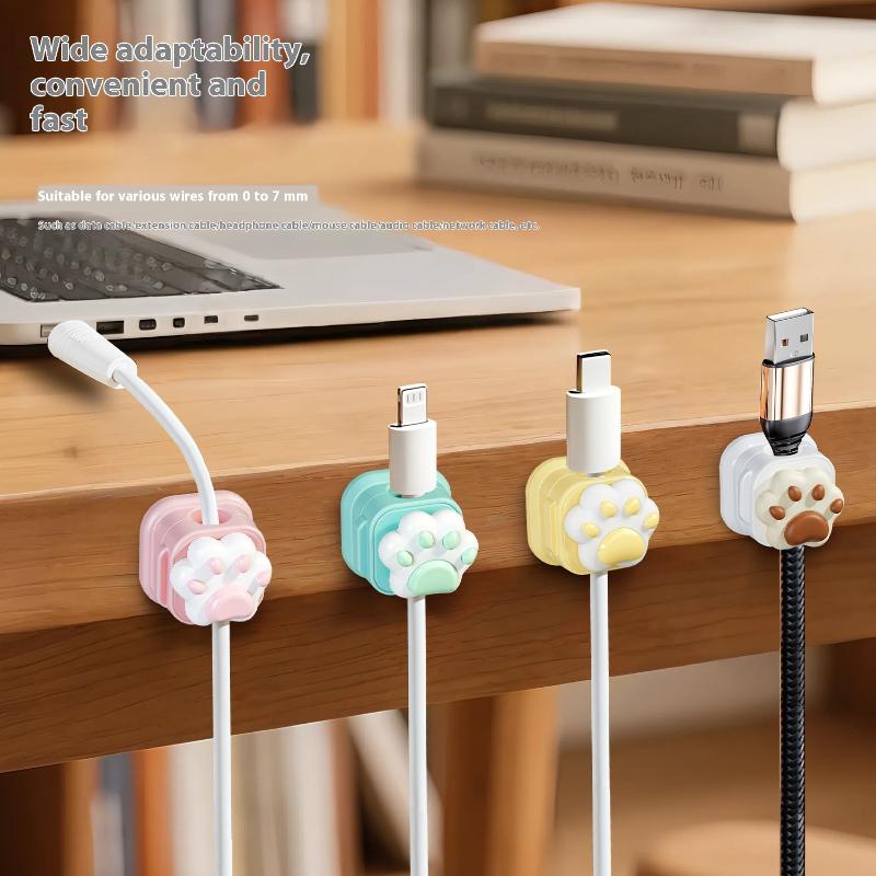 Desk Cable Clip - سطح المكتب لطيف منظمو الكابلات حامل