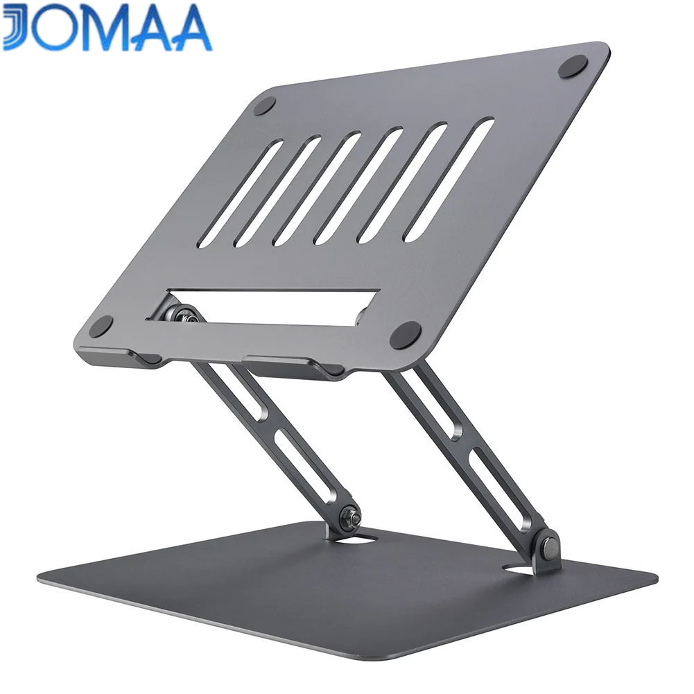 Laptop Stand Bamboo - حامل كمبيوتر محمول قابل للتعديل من