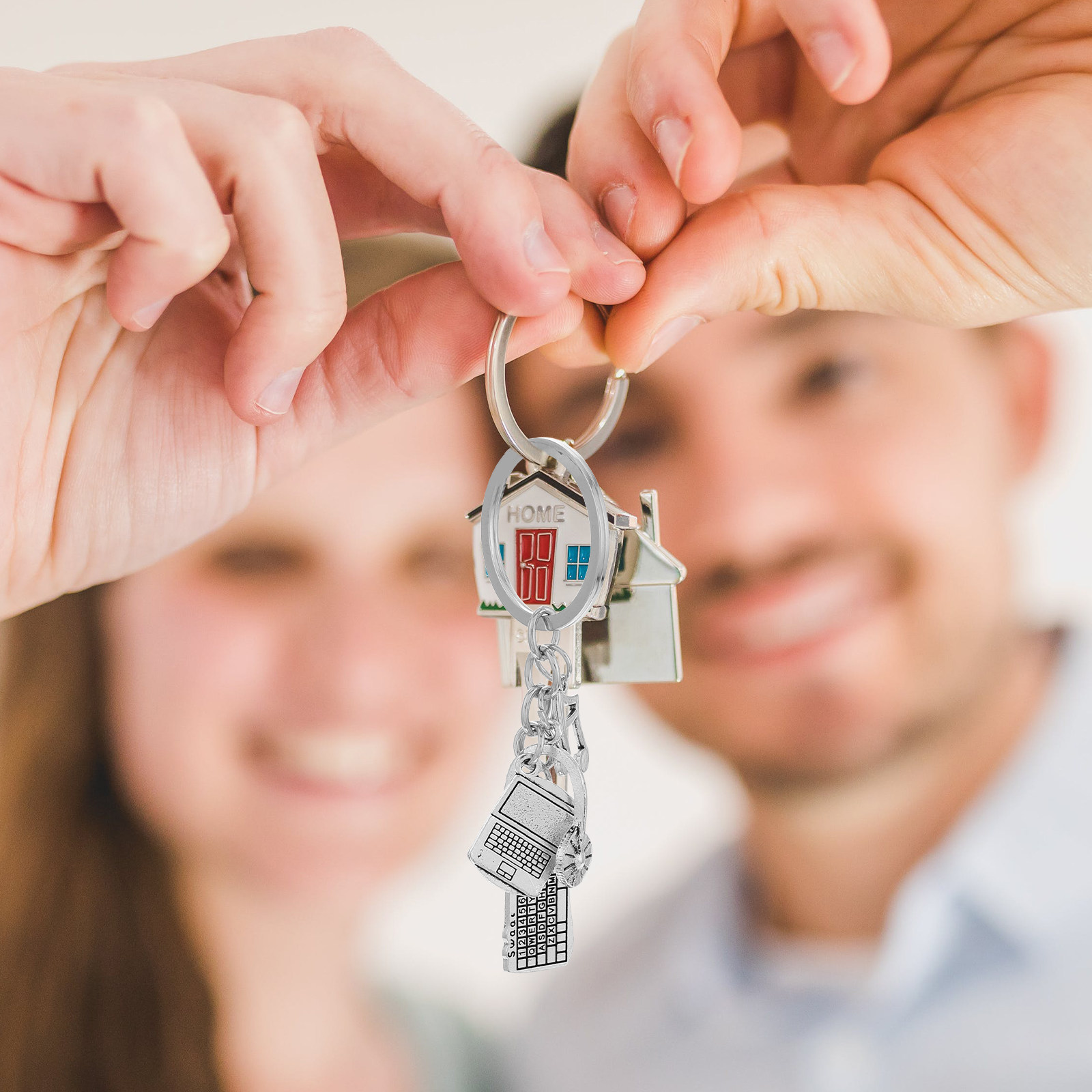 Tech Keychain Accessories - سلسلة مفاتيح للمهندسين، لوحة مفاتيح إلكترونية،