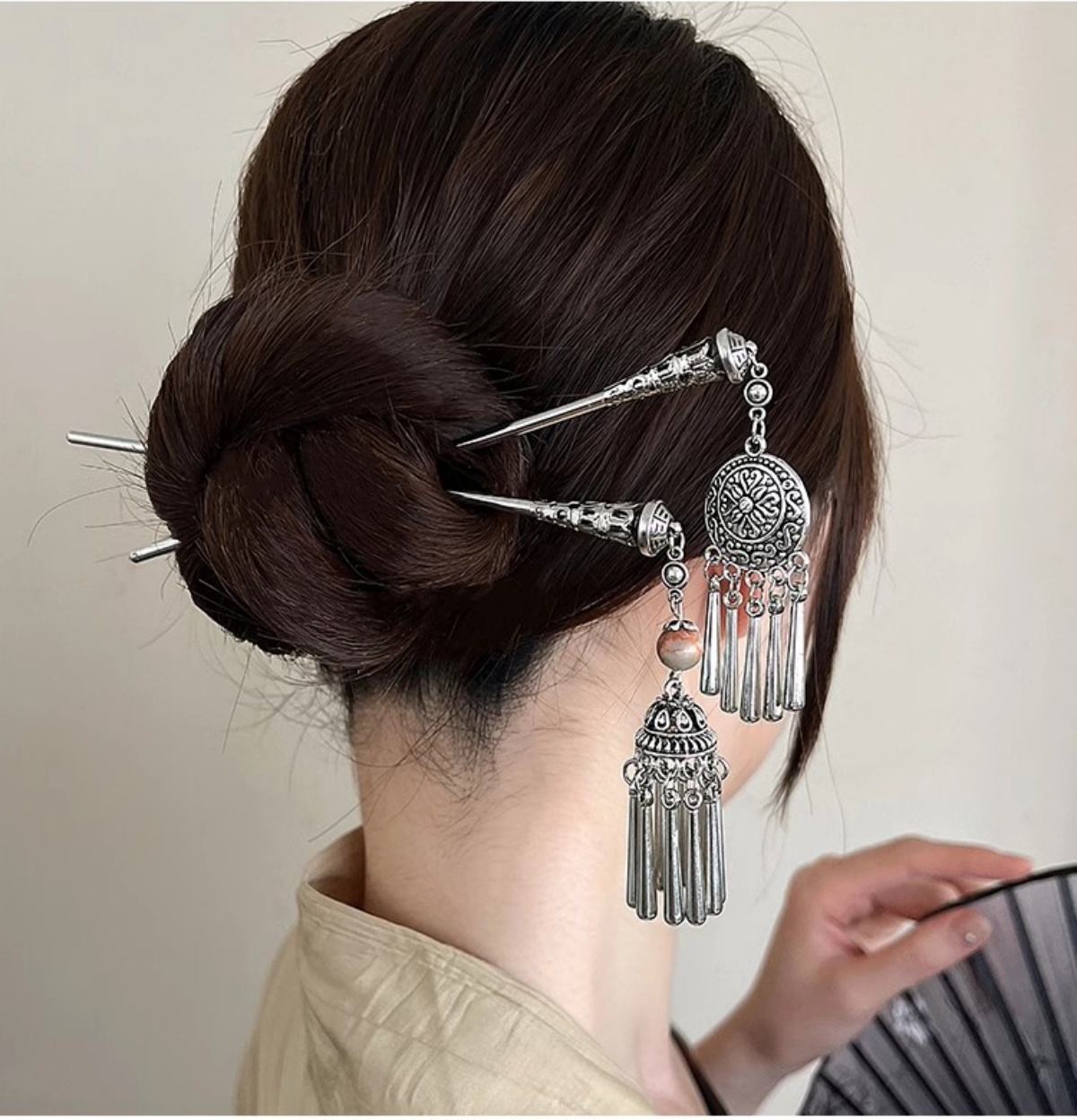 دبوس شعر نسائي أنيق عتيق فضي ع - مراجعة Tech Accessories Women وسعره