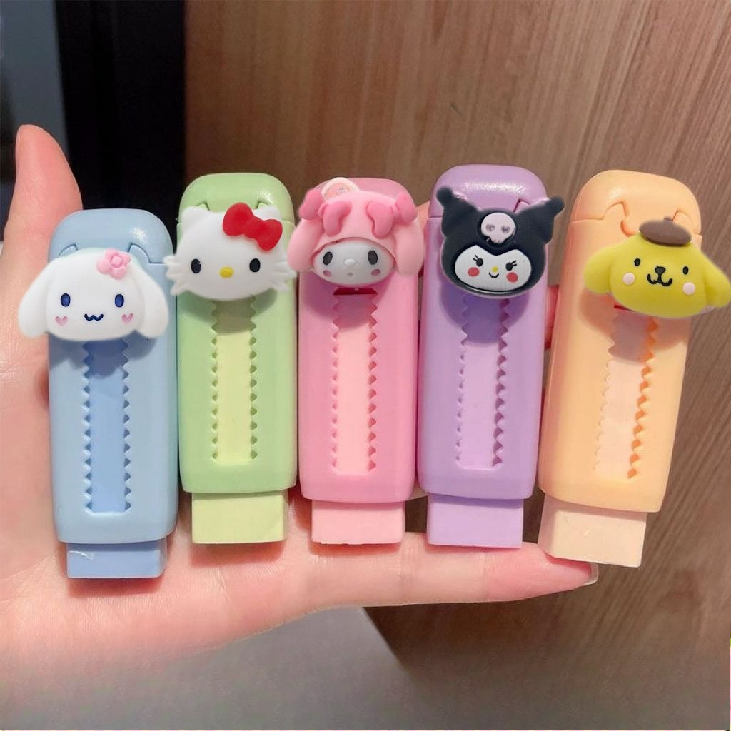 ممحاة كرتونية قابلة للسحب بتصم - مراجعة Kawaii Tech Accessories وسعره