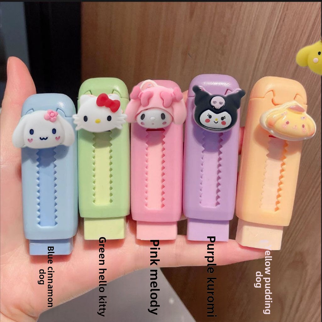 ممحاة كرتونية قابلة للسحب بتصم - مراجعة Kawaii Tech Accessories وسعره