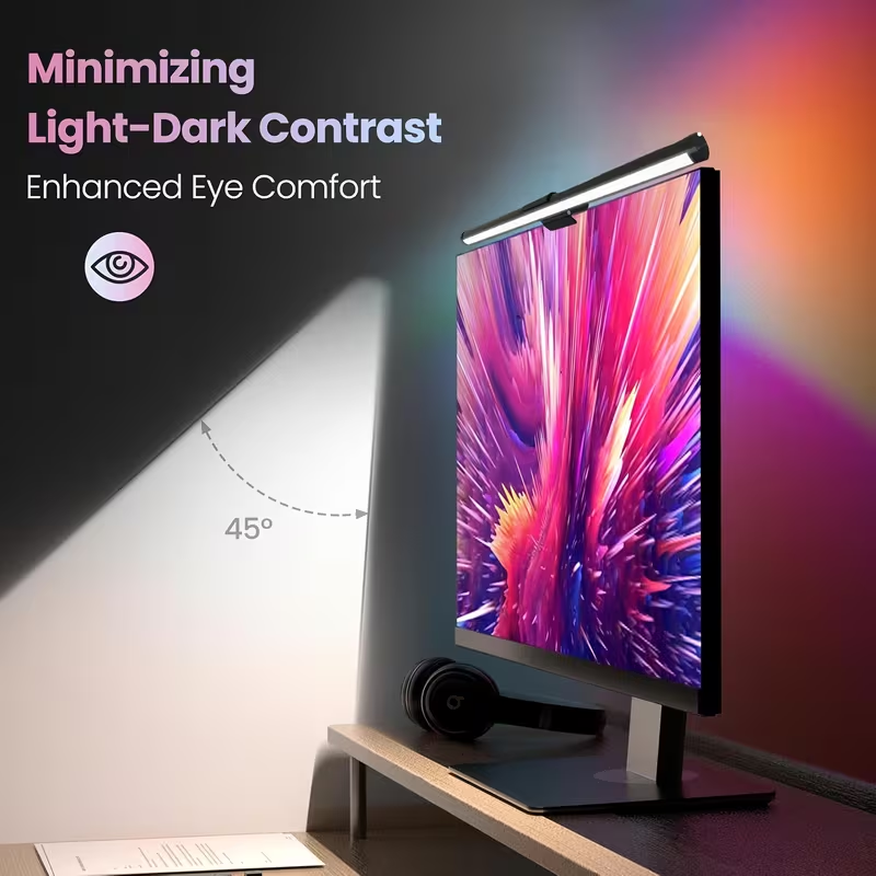 شريط إضاءة LED لشاشة الكمبيوتر - مراجعة Monitor Light Bar وسعره