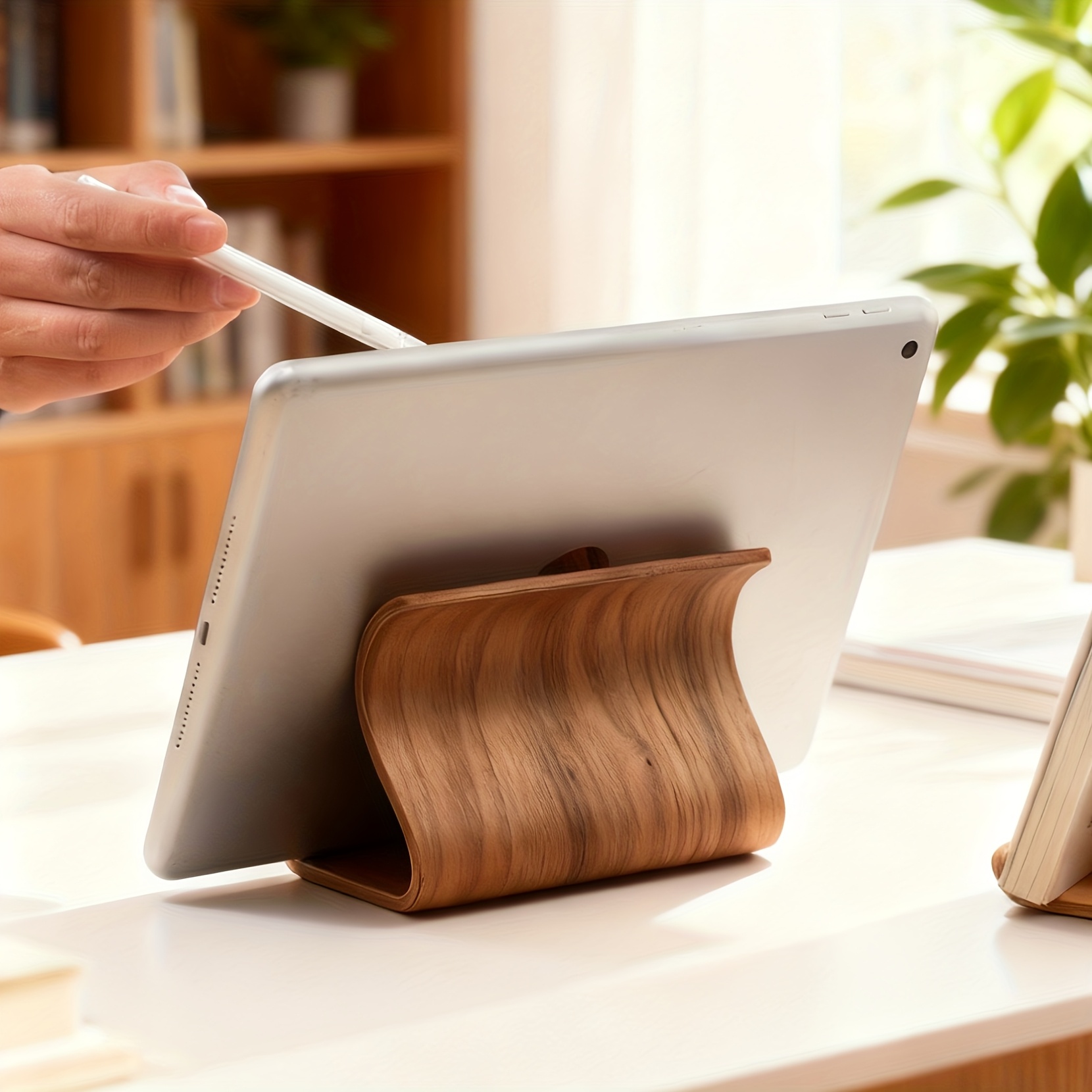 [حامل هاتف خشبي جديد] حامل هات - مراجعة Laptop Stand Bamboo وسعره