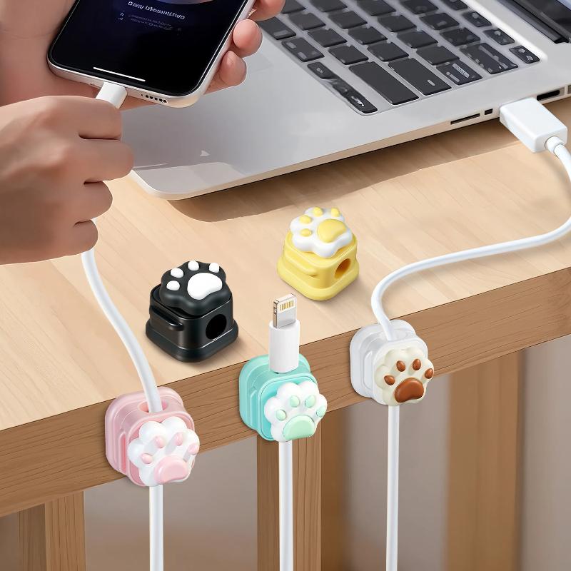 سطح المكتب لطيف منظمو الكابلات - مراجعة Desk Cable Clip وسعره