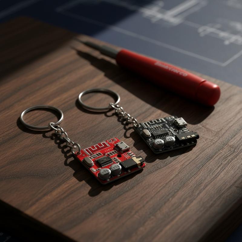 سلسلة مفاتيح على شكل لوحة دوائ - مراجعة Tech Keychain Accessories وسعره