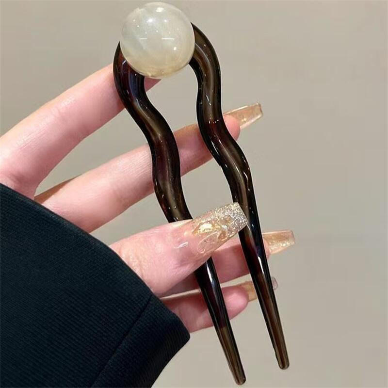 دبابيس شعر على شكل حرف U مزينة - مراجعة Tech Accessories Women وسعره