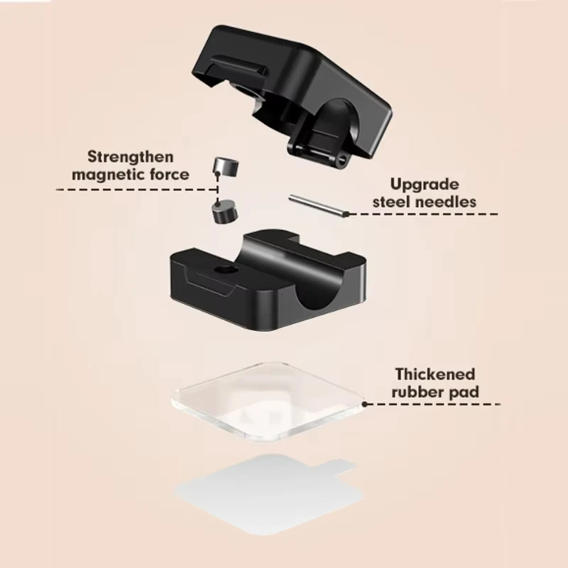 6 قطع من مشابك الكابلات المغنا - مراجعة Desk Cable Clip وسعره