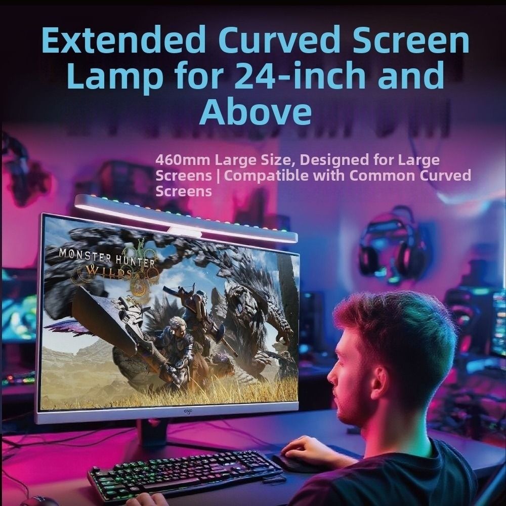 شريط إضاءة RGB لضبط الأجواء مع - مراجعة Monitor Light Bar وسعره
