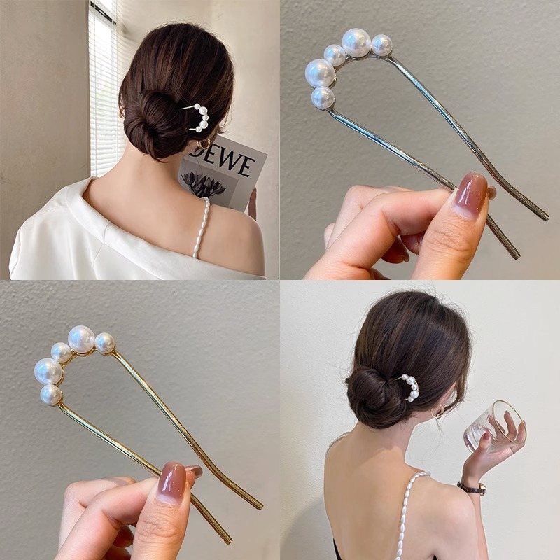 دبوس شعر معدني جديد بتصميم عتي - مراجعة Tech Accessories Women وسعره