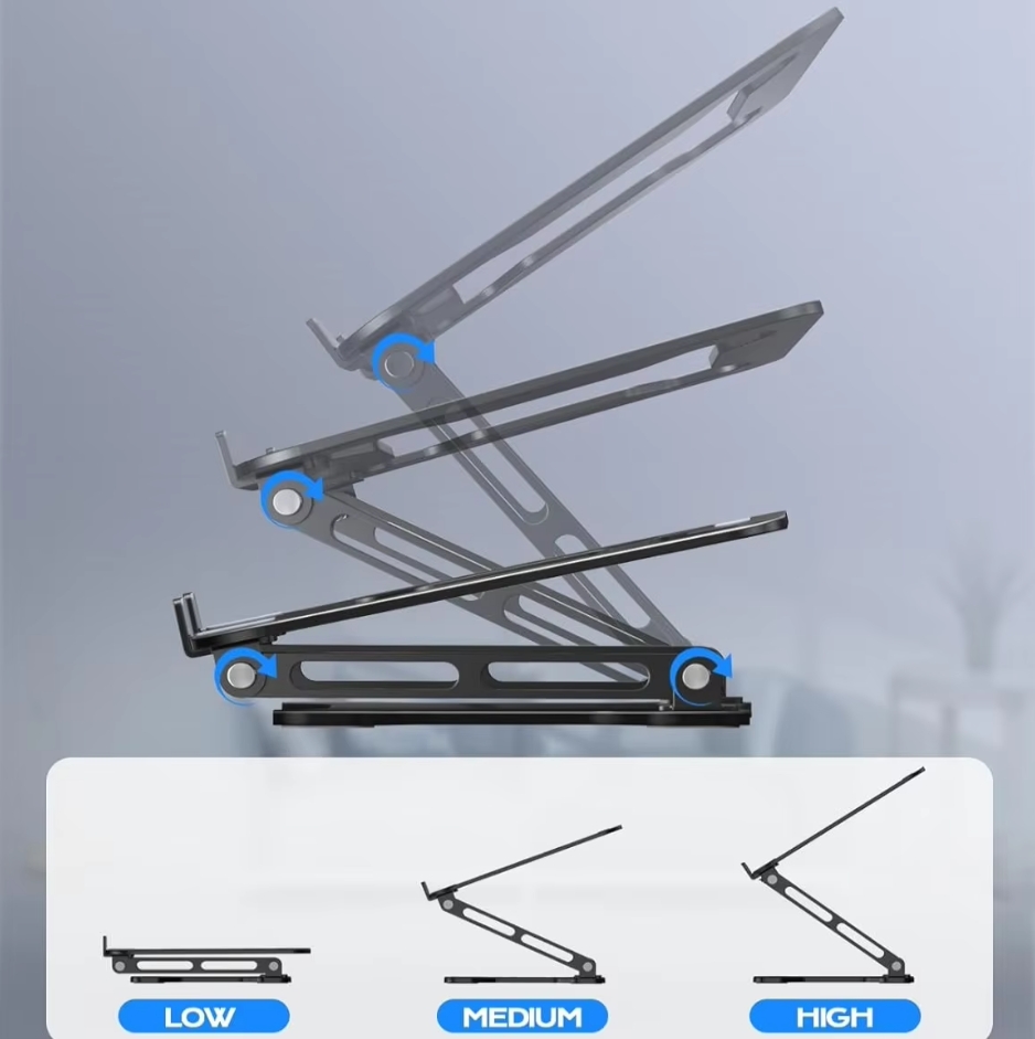 حامل هاتف وجهاز لوحي قابل للتع - مراجعة Laptop Stand Bamboo وسعره
