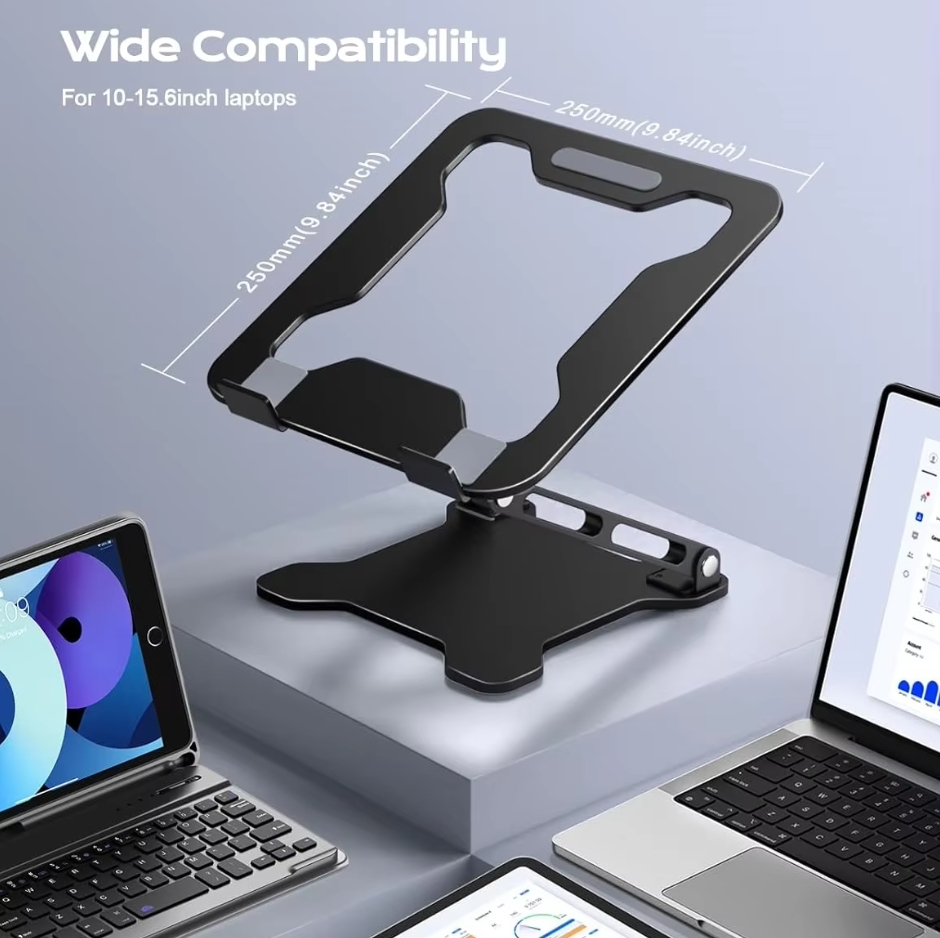حامل هاتف وجهاز لوحي قابل للتع - مراجعة Laptop Stand Bamboo وسعره