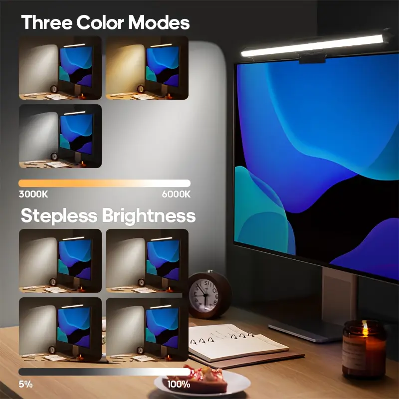 شريط إضاءة لشاشة الكمبيوتر يعم - مراجعة Monitor Light Bar وسعره