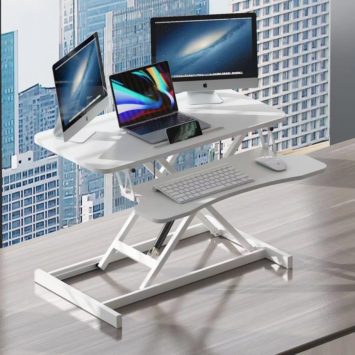 رف قابل للتعديل مع نظام رفع هو - مراجعة Laptop Stand Bamboo وسعره