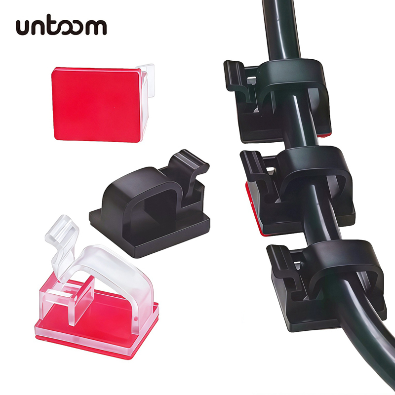 20 قطعة من مشابك الكابلات اللا - مراجعة Desk Cable Clip وسعره