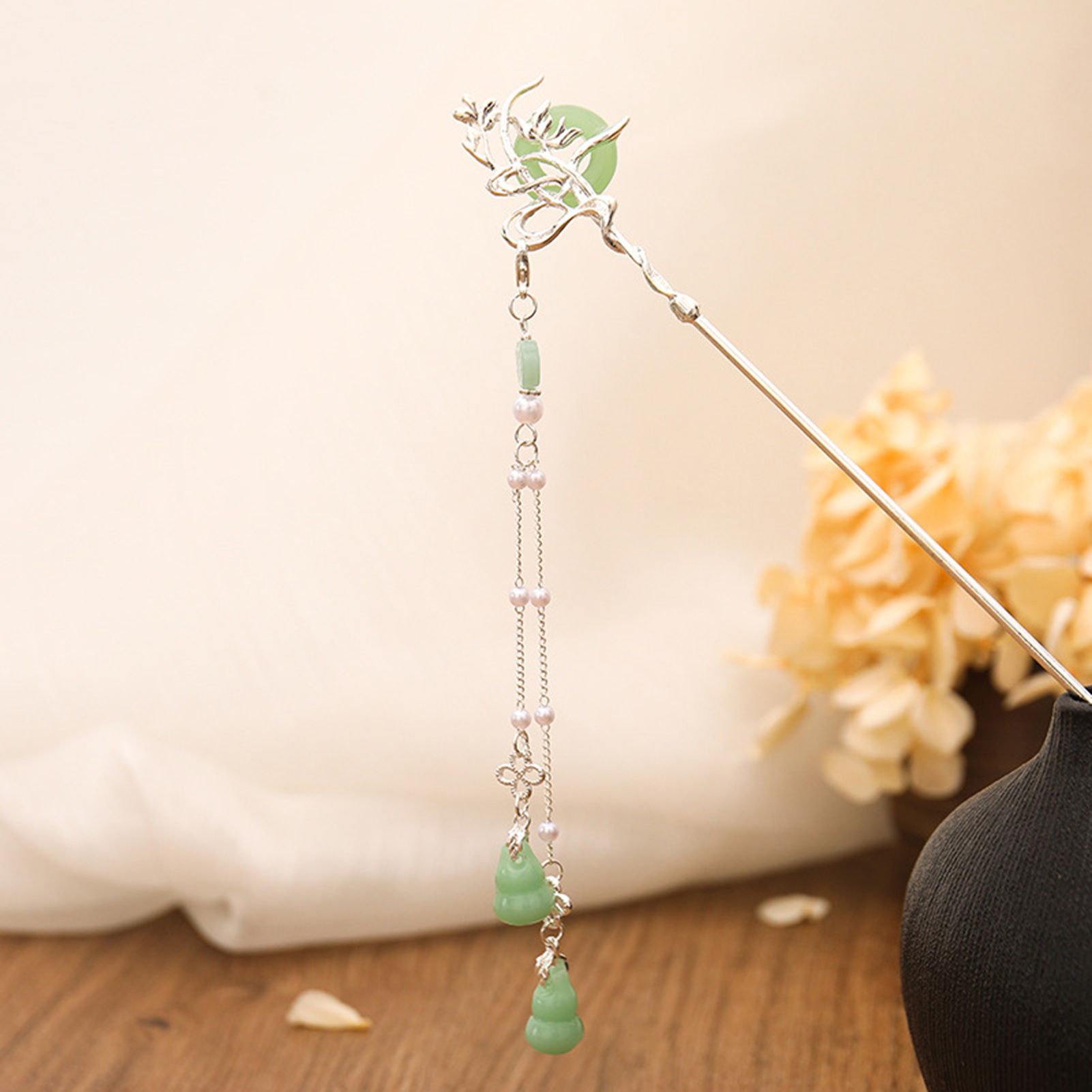 النمط الصيني الزجاج دبوس الشعر - مراجعة Tech Accessories Women وسعره