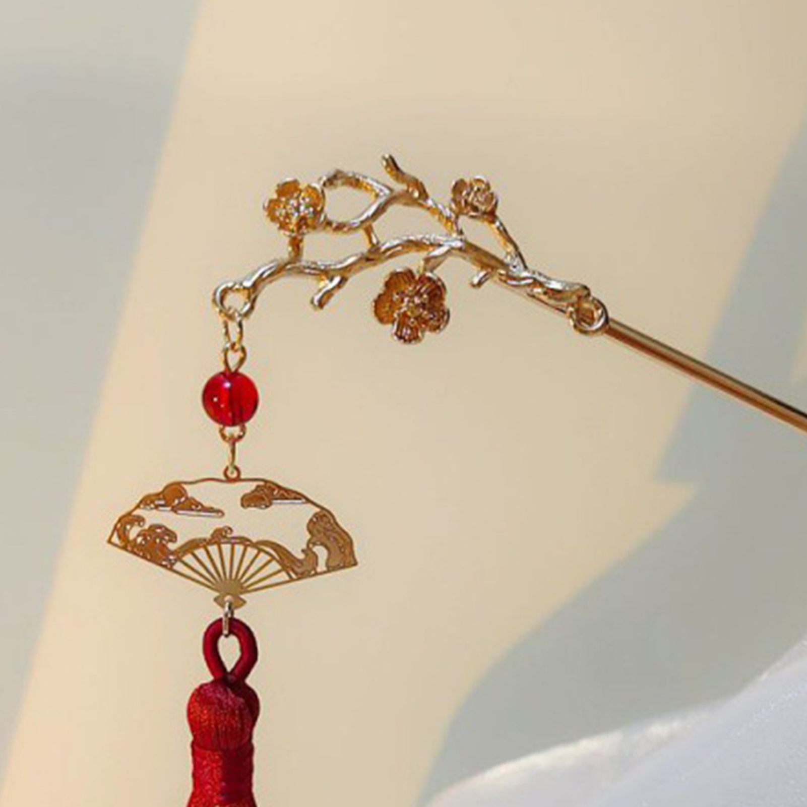 الرجعية زهرة شرابة دبوس الشعر  - مراجعة Tech Accessories Women وسعره