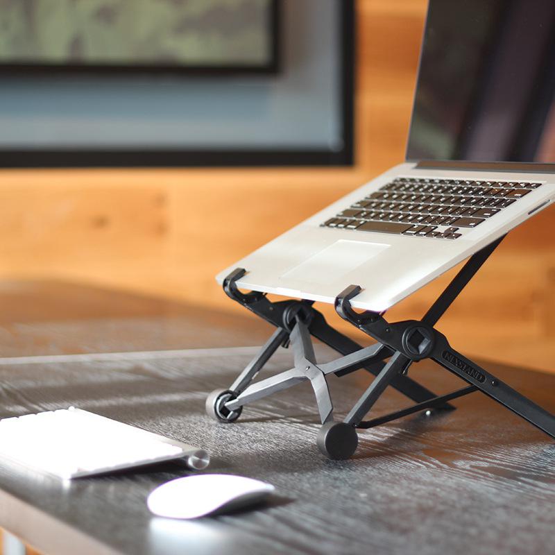 حامل كمبيوتر محمول محمول قابل  - مراجعة Laptop Stand Bamboo وسعره